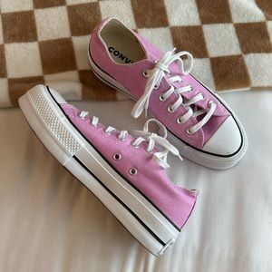 Pink Platform CONVERSE, Chunky Sneakers Converse, Pink Platforms, Chuck Taylors